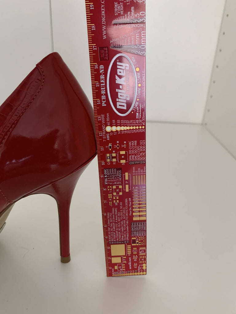 Buffalo High Heels Patent Red - secondhandkiste.ch