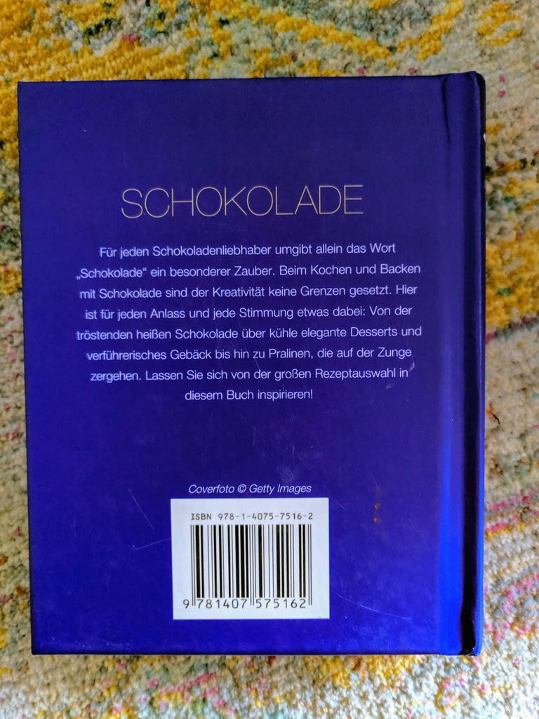 SCHOKOLADE - Rezeptebuch - secondhandkiste.ch
