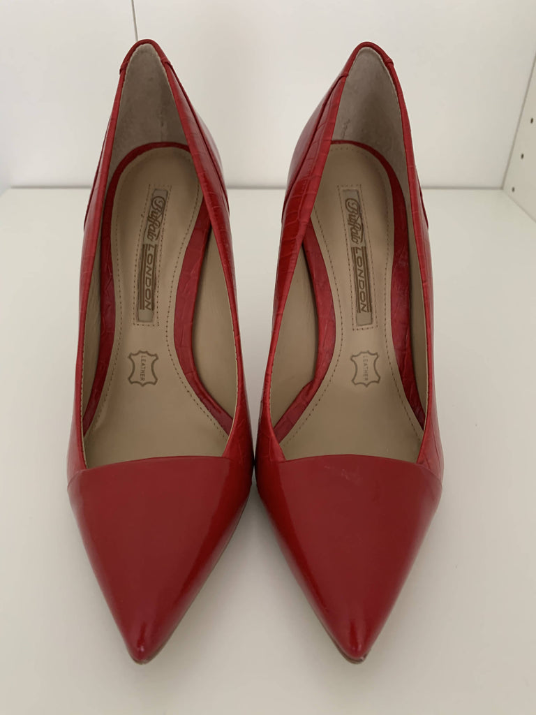 Buffalo High Heels Patent Red - secondhandkiste.ch